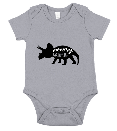 Mommy saurus(2) Short Sleeve Baby One-Piece