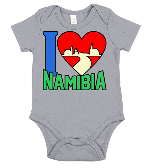 Namibia Flag Vintage Distressed Namibia Short Sleeve Baby One-Piece