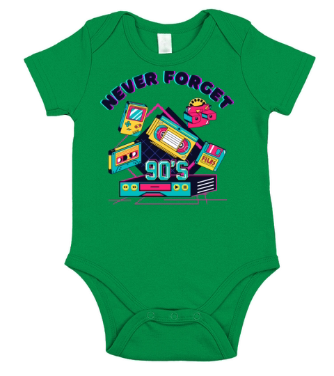 Never Forget Short Sleeve Baby One-Piece