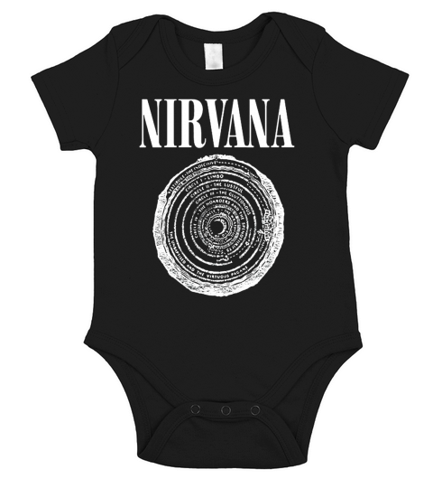 Nirvana vestibule Logo Symbol Short Sleeve Baby One-Piece