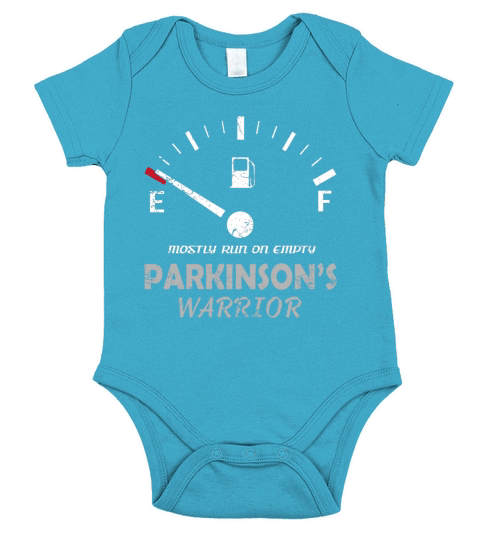 PARKINSONS DISEASE WARRIOR MOSTLY RUN ON EMPTY T SHIRT Short Sleeve Baby One-Piece