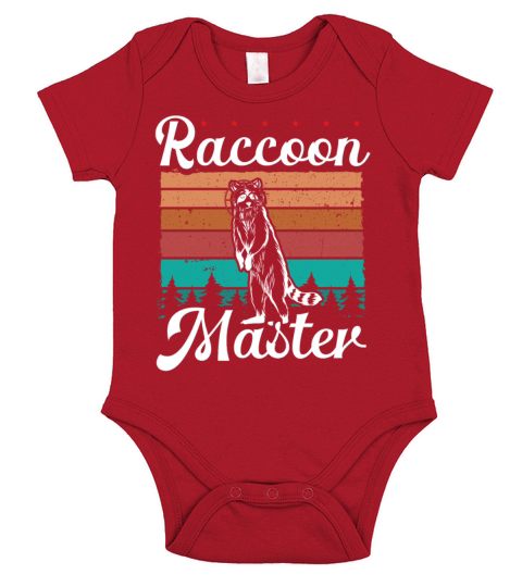 Raccoon Removal Technician Vintage Funny Raccoon Short Sleeve Baby One-Piece