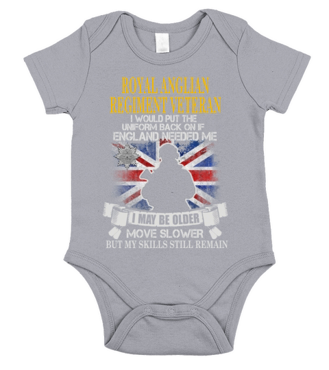 Royal Anglian Regiment Short Sleeve Baby One-Piece
