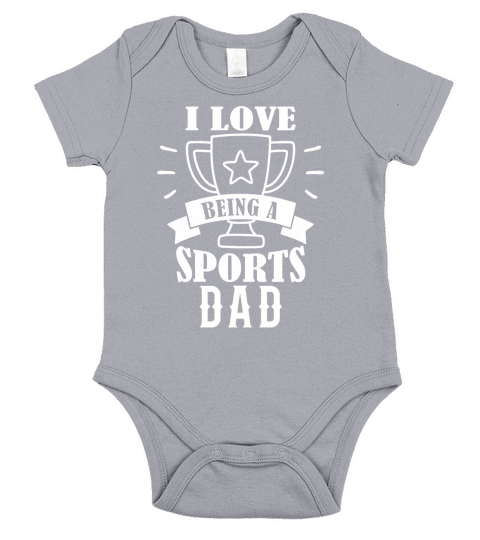 Sports Dad T-Shirt Short Sleeve Baby One-Piece