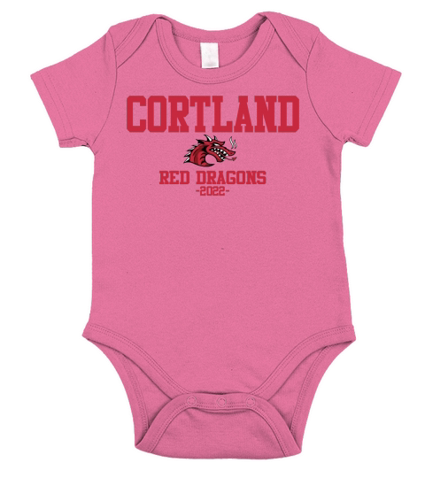 SUNY Cortland Class of 2022 Short Sleeve Baby One-Piece