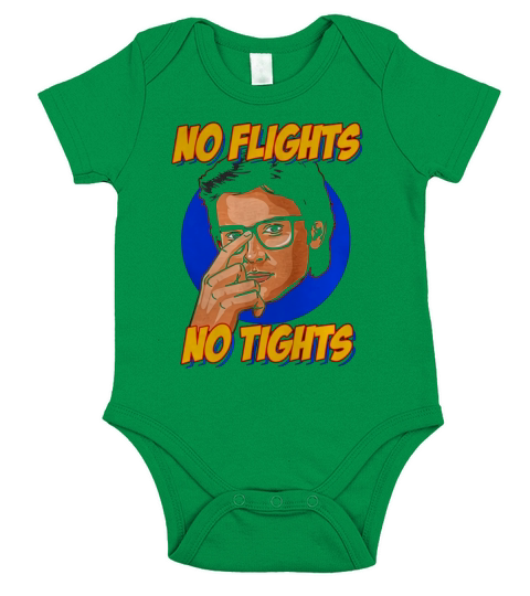 Tom Wellings No Flights, No Tights Short Sleeve Baby One-Piece