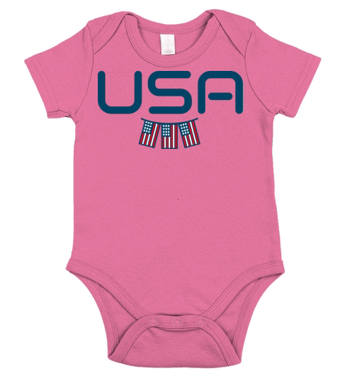 USA design Short Sleeve Baby One-Piece