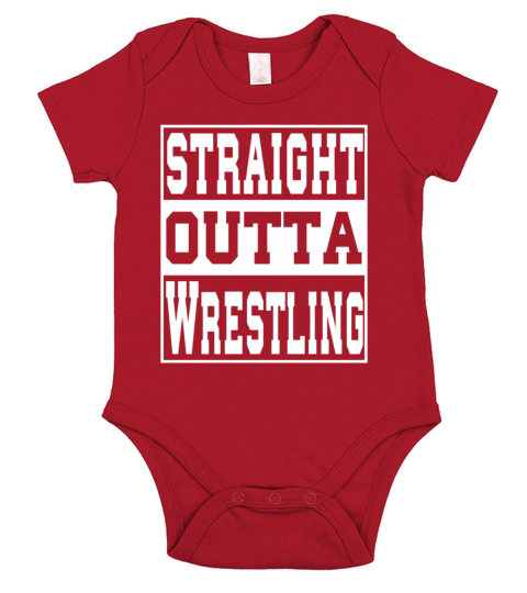 Wrestling Saying Funny Short Sleeve Baby One-Piece