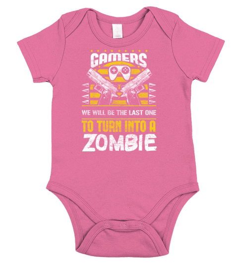Zombie Apocalypse Gaming Gift Short Sleeve Baby One-Piece