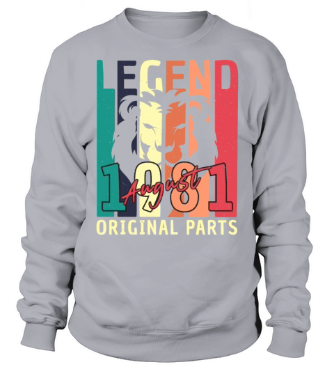 1981 August Vintage Sweatshirt Unisex