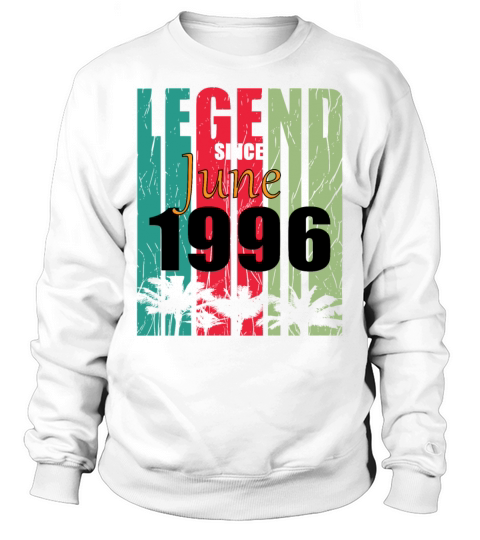1996 vintage born in June gift Sweatshirt Unisex