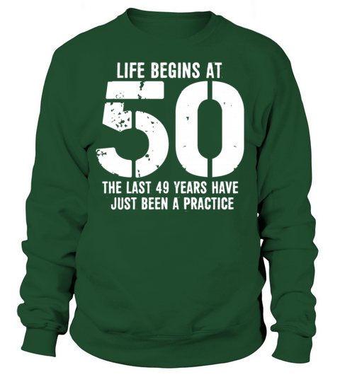 50th Birthday 50 Fifty Fiftieth Age Anniversary Sweatshirt Unisex