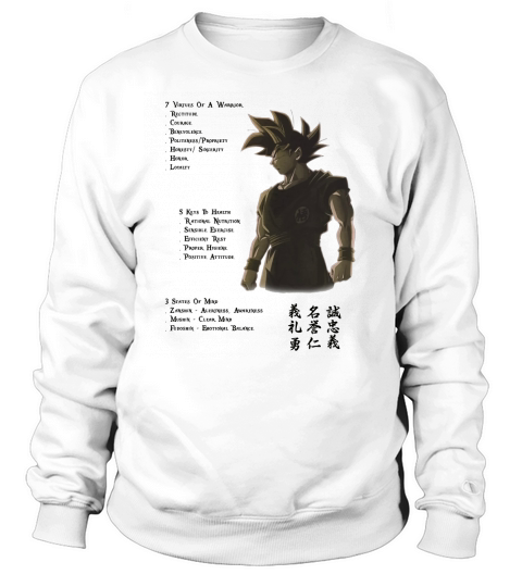 7 5 3 Virtues Of A Warrior EN Sweatshirt Unisex