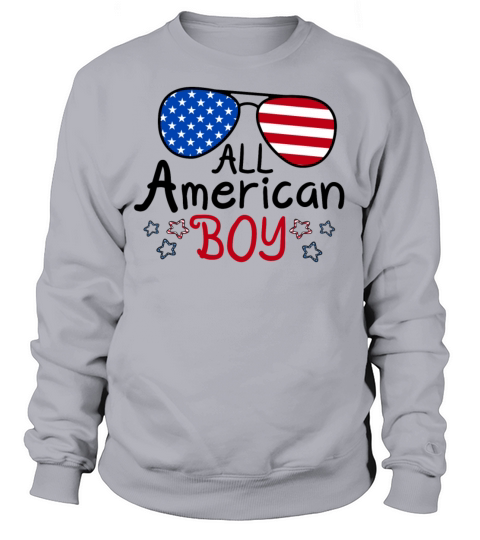 All American Boy 4th of July Sweatshirt Unisex
