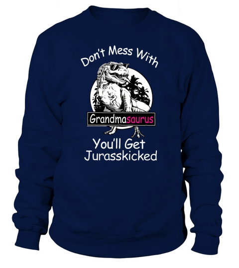 Dont Mess with Grandma Saurus - Ladies Flowy Tank Sweatshirt Unisex