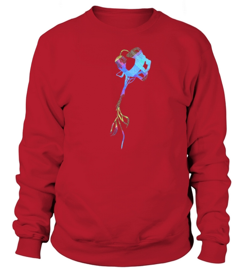 Flower Icon Shape Plant Colorful Glitter Sweatshirt Unisex