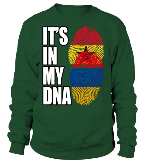 Ghanaian And Armenian Mix Heritage DNA Flag Sweatshirt Unisex