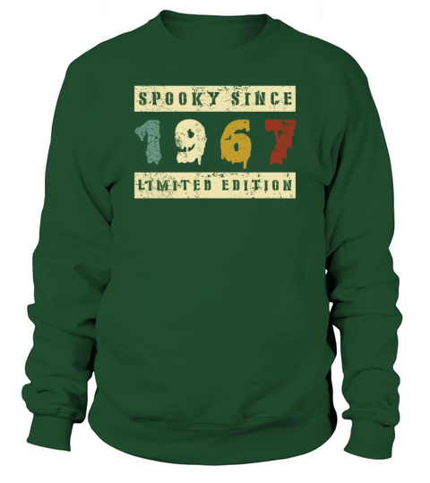 Halloween Spooky Since 1967 Retro Birth Year Sweatshirt Unisex
