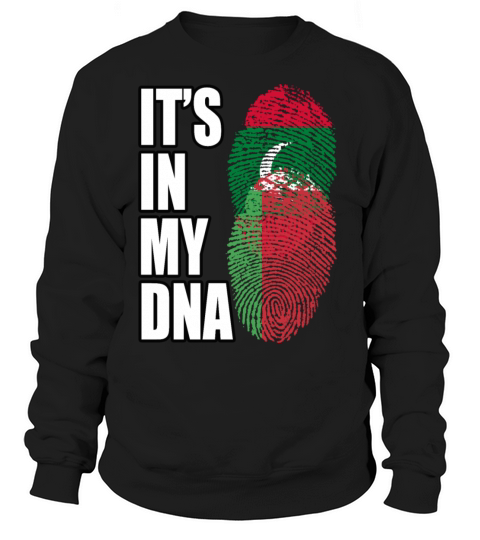 Maldivian And Belarusian Mix Heritage DNA Flag Sweatshirt Unisex