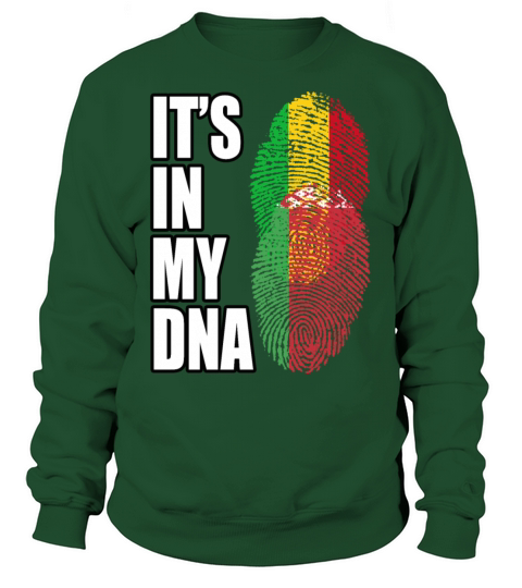 Malian And Belarusian Mix Heritage DNA Flag Sweatshirt Unisex