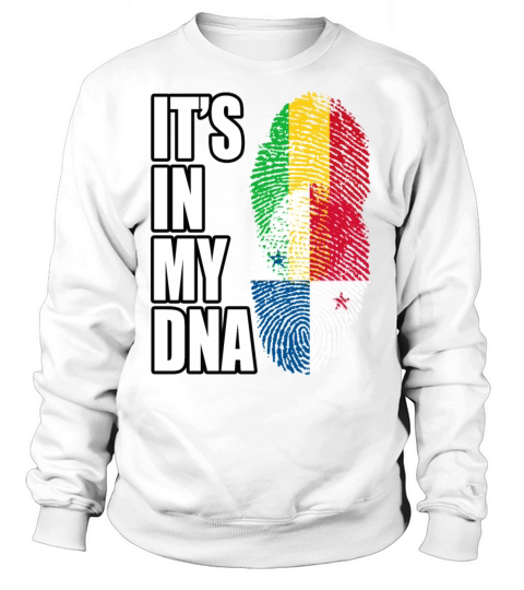 Malian And Panamanian Mix Heritage DNA Flag Sweatshirt Unisex