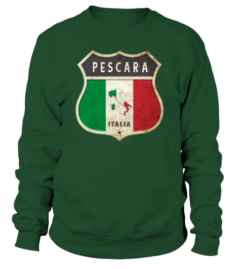 Pescara Italy coat of arms flags design Sweatshirt Unisex