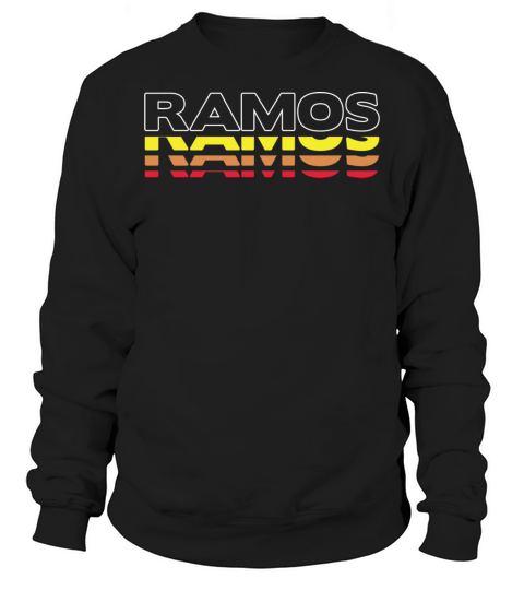Ramos First Name Funny Vintage Sunset Ramos Sweatshirt Unisex
