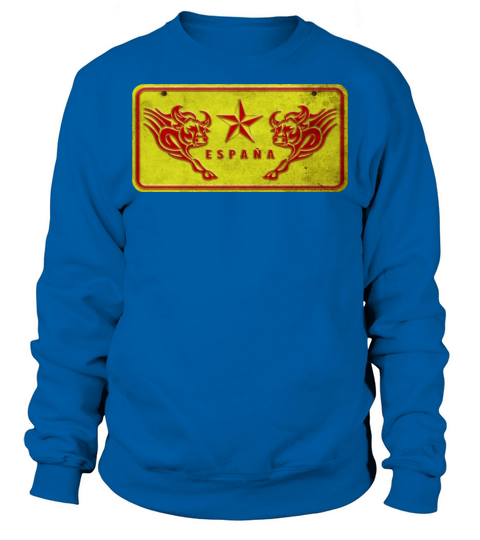 Spain Bull Vintage Sign Sweatshirt Unisex
