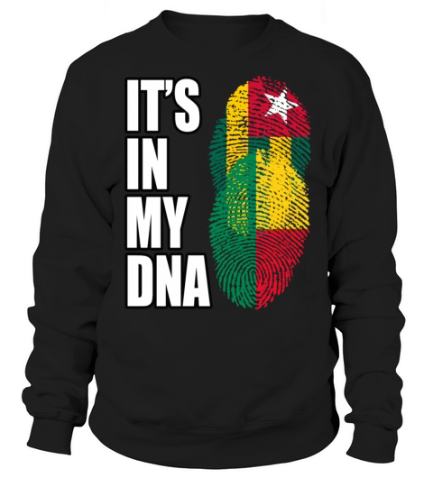 Togolese And Benin Mix Heritage DNA Flag Sweatshirt Unisex