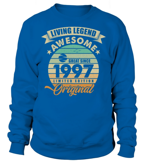 Vintaga 1997 Birthday Sweatshirt Unisex