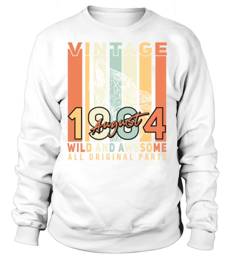 Vintage 1964 August Sweatshirt Unisex