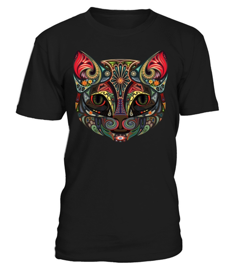 Cat Face MultiColor T-Shirt Unisex