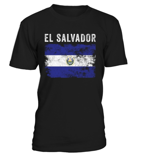 El Salvador Flag Vintage Salvadoran Flag T-Shirt Unisex