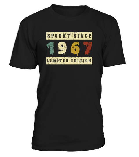 Halloween Spooky Since 1967 Retro Birth Year T-Shirt Unisex