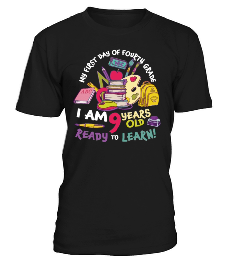 My First Day Of Fourth Grade 6 Years Old T-Shirt Unisex