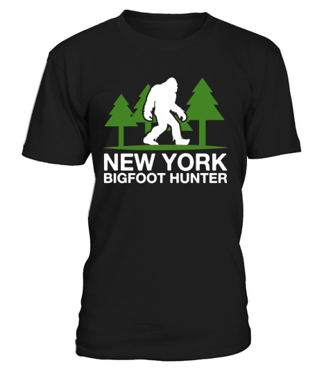 New York Bigfoot Hunter Funny Sasquatch T-Shirt T-Shirt Unisex