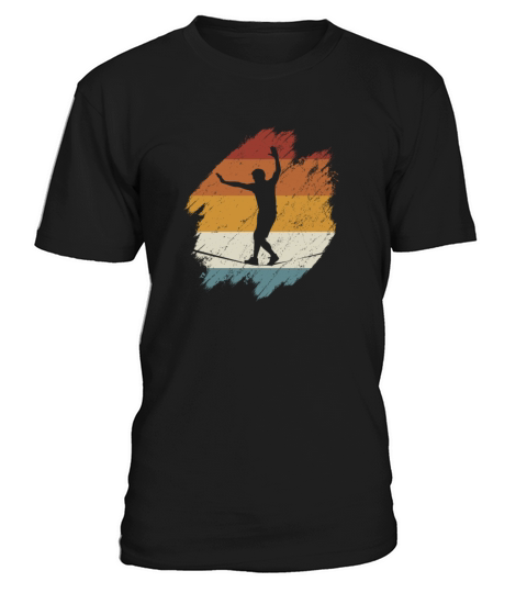 Retro vintage Slackline T-Shirt Unisex