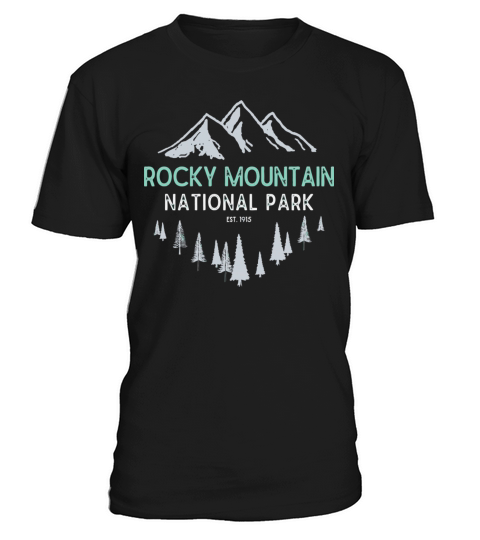 Rocky Mountain Vintage National Park Colorado Souv T-Shirt Unisex
