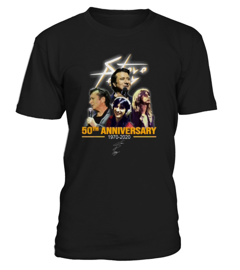 Steve Perry 50th anniversary 1970-2020 signature shirt T-Shirt Unisex