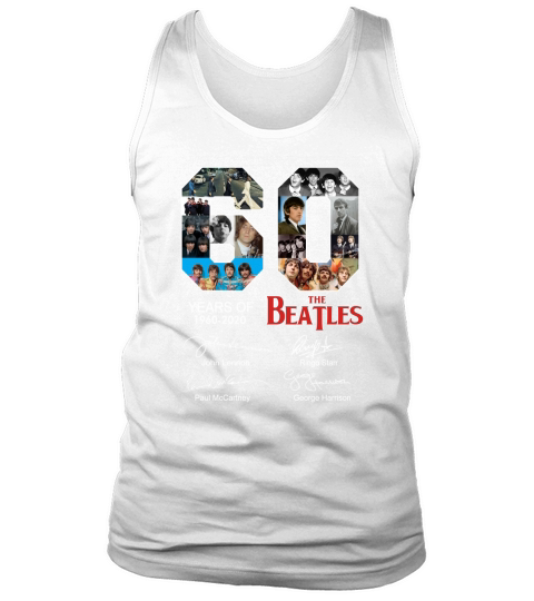 60 years of The Beatles 1960 2020 signatures autographed shirt Tank Top Unisex