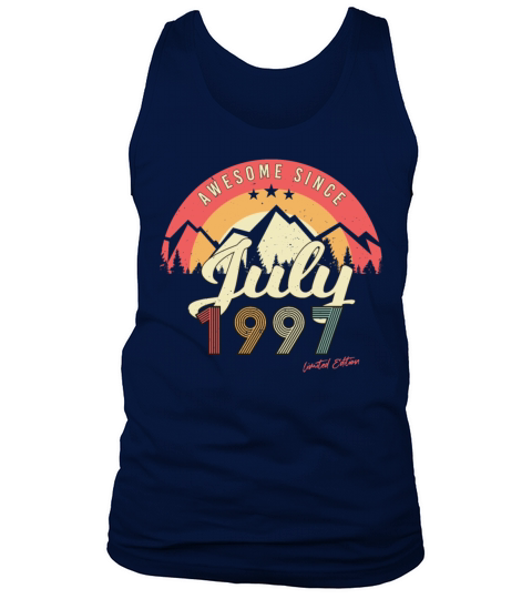 Birth Month July 1997 Tank Top Unisex