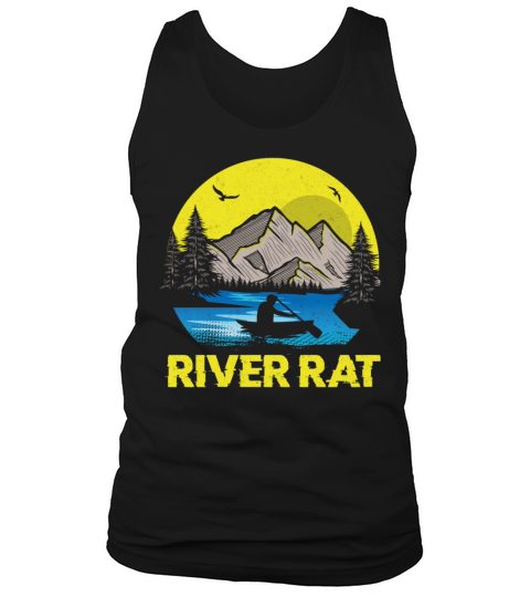 Canoe Canoeing Vintage Retro River Tank Top Unisex