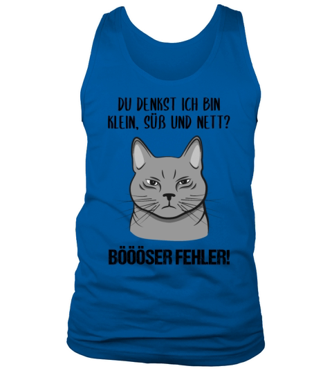 Cat Small Sweet Nice Bad Mistake Quote Gift Tank Top Unisex