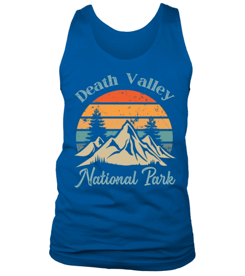 Death Valley National Park Retro Vintage Mountain Tank Top Unisex