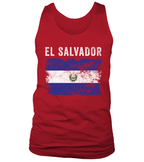 El Salvador Flag Vintage Salvadoran Flag Tank Top Unisex