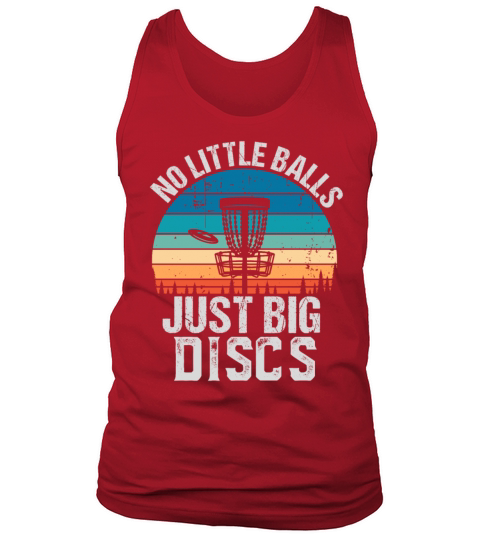 Funny Disc Golf Gift No Little Balls Tank Top Unisex