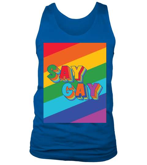 LBGT Flag Gay Pride Human Vintage Rainbow Tank Top Unisex