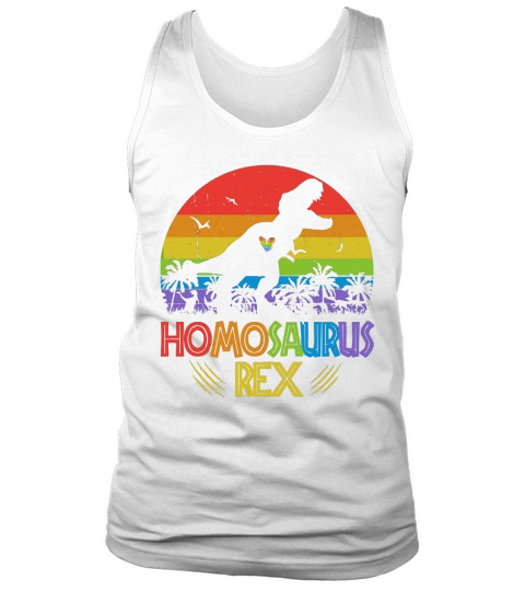 LGBT T-Rex Homosaurus Rex vintage Tank Top Unisex