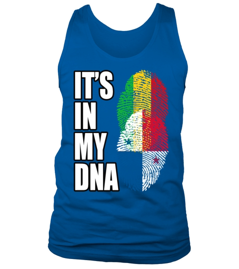 Malian And Panamanian Mix Heritage DNA Flag Tank Top Unisex