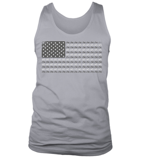 Motorbike USA Flag 4th of July Vintage Motorcycles Tank Top Unisex